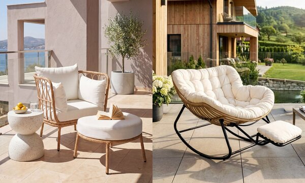 Tippek a rattan fotelekhez