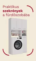 Bathroom cabinets  high white 8/2026