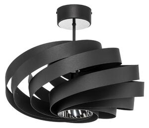 Mennyezeti Lámpa Domiluce, Vento, dimmable, Fekete, Nappali, Fém, Modern