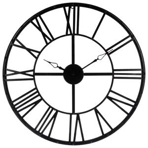 Falióra 70 cm, római számokkal, fém, fekete - BIGBEN