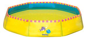 Bestway Nyolcszögletű gyerek medence pancsoló sárga 99 x 99 x 20 cm