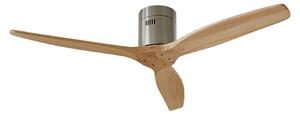 Vindur mennyezeti ventilátor Ø 132 cm nikkel DC csendes Lucande, Vindur, Fa, Nappali, Fa, Modern