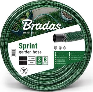 Kerti tömlő BRADAS SPRINT 3/4", 25m, átlátszatlan zöld