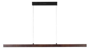 Függőlámpa Lucande, Nihalo, dimmable, Fa, Étkező, Fa, Vidéki otthon / Rusztikus