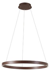 Függőlámpa Lucande, Yonam, dimmable, Barna / Rozsdabarna, Étkező, Fém, Modern
