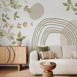 Fotótapéta Absztrakció és lombozat, Fotótapéta minimalista stílusban, w05373v1 : Uwalls.hu