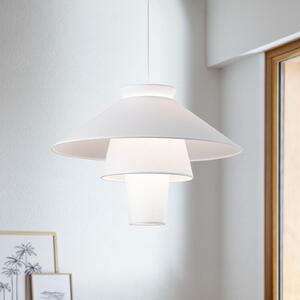 Függőlámpa MARKET SET, Ruche, dimmable, Fehér, Nappali, Papír / Karton, Dizájn