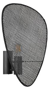 Fali Lámpa MARKET SET, Screen, dimmable, Fekete, Nappali, Fa, Dizájn