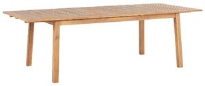 Bővíthető kerti étkezőasztal CESANA 180/240 cm 100 cm Akácfa Világosbarna