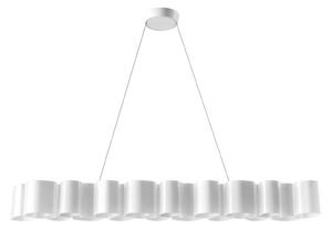 Függőlámpa Stilnovo, Honey, dimmable, Fehér, Nappali, Műanyag, Modern