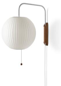 Nelson Ball Sconce Bubble fali lámpa S, fehér