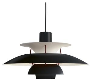 Függőlámpa Louis Poulsen, PH 5, dimmable, Fekete, Nappali, Fém, Modern