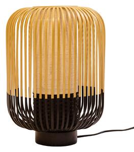 Asztali lámpa Forestier, Bamboo Light M, Fekete, Nappali, Bambusz, Dizájn