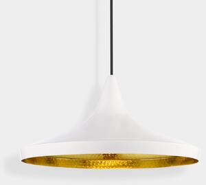 Függőlámpa Tom Dixon, Beat, dimmable, Fehér, Nappali, Sárgaréz, Dizájn