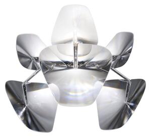 Fali Lámpa Luceplan, dimmable, Átlátszó, Nappali, Fém