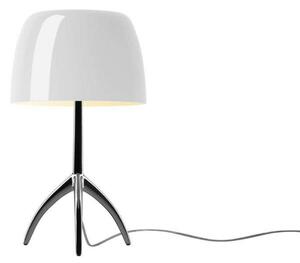 Lumiere Piccola asztali világítás, króm/fehér, 35 cm