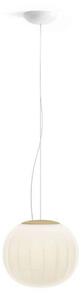 Függőlámpa Luceplan, dimmable, Arany / Sárgaréz, Nappali, Üveg
