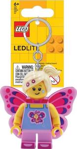 Kulcstartó, LED világítással, LEGO "Butterfly Girl"
