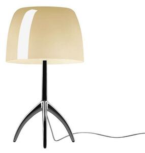Lumiere Grande asztali világítás, bézs/króm, 45 cm