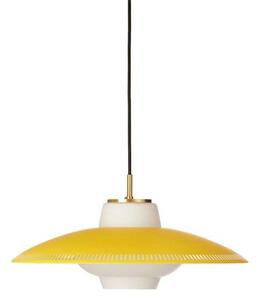Függőlámpa Warm Nordic, Opal Shade, dimmable, Sárga, Étkező, Fém, Skandináv
