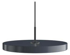 Asteria Plus függő világítás, Ø 43 cm, szürke/fekete