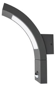 Juvia LED Kültéri Fali Lámpa Érzékelővel Graphite