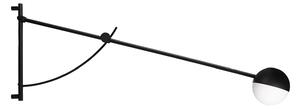 Fali Lámpa Northern, Balancer, dimmable, Fekete, Nappali, Fém, Dizájn