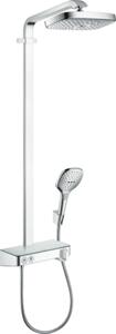 Zuhanyrendszer Hansgrohe Raindance Select E termosztatikus csapteleppel króm 27126000