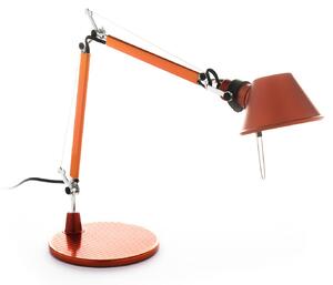 Asztali lámpa Artemide, Tolomeo Micro, Narancs, Dolgozószoba / iroda, Fém, Dizájn