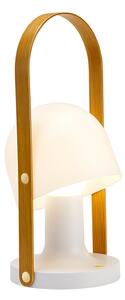 Asztali lámpa MARSET, FollowMe Plus, dimmable, Fa, Nappali, Fa, Dizájn