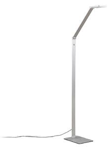 Állólámpa Lucande, Resi, dimmable, Fémes, Dolgozószoba / iroda, Alumínium, Modern