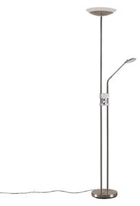 Állólámpa Lindby, Jonne, dimmable, Fémes, Nappali, Fém, Modern