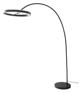 Állólámpa Lucande, Yekta, dimmable, Fekete, Nappali, Fém, Dizájn