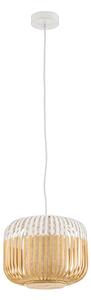 Függőlámpa Forestier, Bamboo Light XS, dimmable, Fehér, Nappali, Bambusz, Dizájn