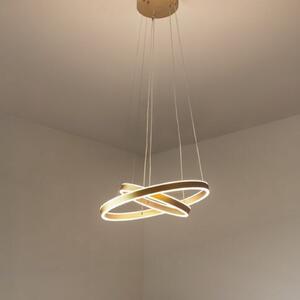 Függőlámpa SLV, One Double, dimmable, Arany / Sárgaréz, Nappali, Fém, Modern