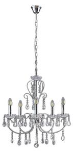 Csillárok Lucande, Solveig, dimmable, Fémes, Nappali, Kristály, Antik