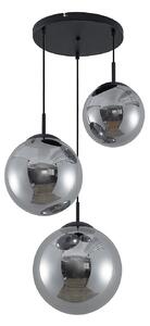 Függőlámpa Lindby, Teeja, dimmable, Szürke, Nappali, Üveg, Vintage