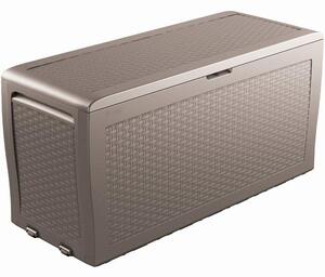 Kerti box Keter Samoa Rattan Box 270L cappuccino