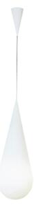 Függőlámpa Rotaliana, Goccia, dimmable, Fehér, Nappali, Üveg, Dizájn