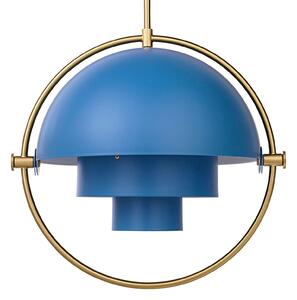 Függőlámpa GUBI, Multi-Lite, dimmable, Kék, Nappali, Fém, Dizájn
