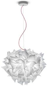 Függőlámpa Slamp, Veli Couture, dimmable, Fehér, Nappali, Műanyag, Dizájn