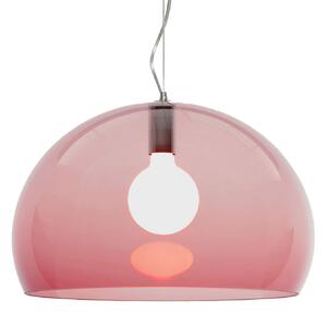 Függőlámpa Kartell, FL/Y, dimmable, Piros, Nappali, Műanyag, Dizájn