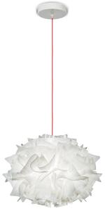 Függőlámpa Slamp, Veli Mini Single Couture, dimmable, Fehér, Nappali, Műanyag, Dizájn