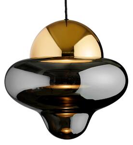 Függőlámpa DESIGN BY US, Nutty XL, dimmable, Szürke, Nappali, Üveg, Dizájn