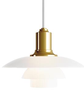 Függőlámpa Louis Poulsen, PH 2/1, dimmable, Arany / Sárgaréz, Nappali, Üveg, Dizájn