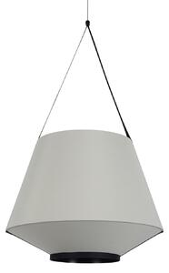 Függőlámpa Forestier, Carrie M, dimmable, Szürke, Nappali, Szövet / Textília, Dizájn