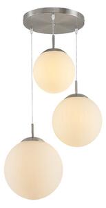 Függőlámpa Lindby, Heleska, dimmable, Fehér, Nappali, Üveg, Modern