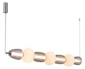 Függőlámpa LOOM DESIGN, Pearl 7, dimmable, Szürke, Nappali, Üveg, Modern