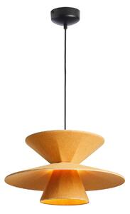 Függőlámpa LOOM DESIGN, Morphic, dimmable, Sárga, Nappali, Szövet / Textília, Modern