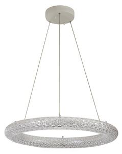 Függőlámpa Lucande, Tumata, dimmable, Átlátszó, Nappali, Műanyag, Modern